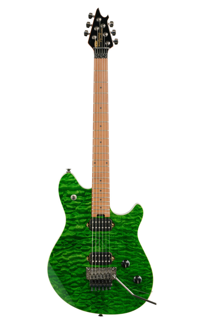 EVH Wolfgang Standard Quilt Baked MN Trans Green