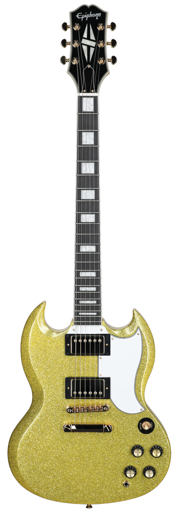 Epiphone EXCLUSIVE IG SG Custom Gold Sparkle W/B