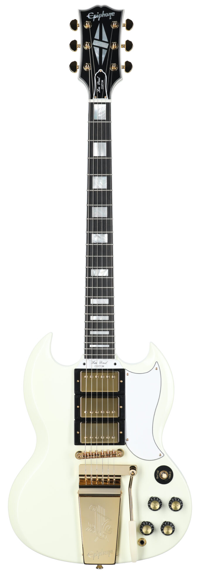Epiphone IGC 1963 LP SG Cust Maestro Class Wh W/C