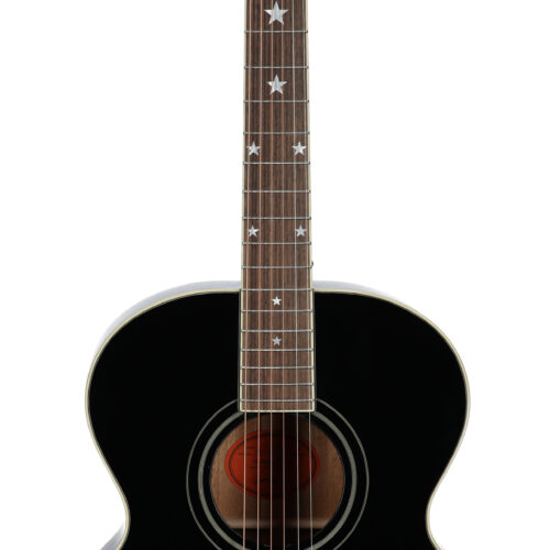 Epiphone IGC J-180 Long Scale A/E Jumbo Ebony W/C