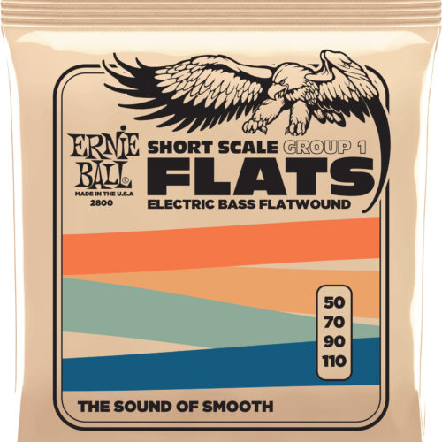 Ernie Ball P02800 Short Scale Flatwound Bass Set