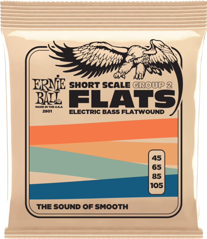 Ernie Ball P02801 Short Scale Flatwound Bass Set