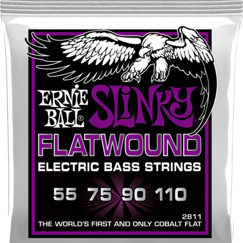 Ernie Ball P02811 Power Slinky Flatwound Bass Set