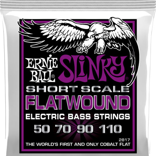Ernie Ball P02817 Flatwound Short Scale Bass Set
