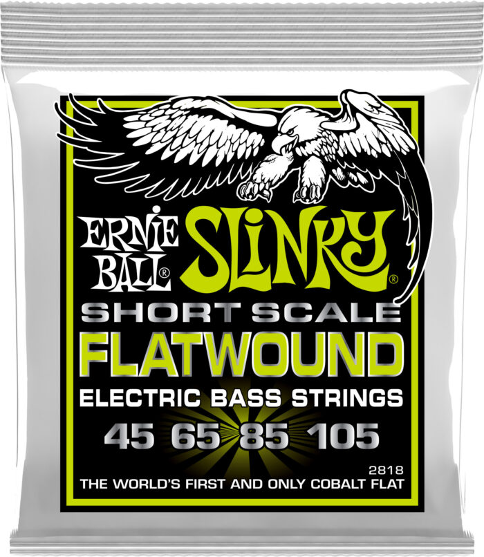 Ernie Ball P02818 Flatwound Short Scale Bass Set
