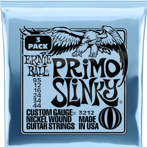 Ernie Ball P03212 Primo Slinky Strings 3 Pack
