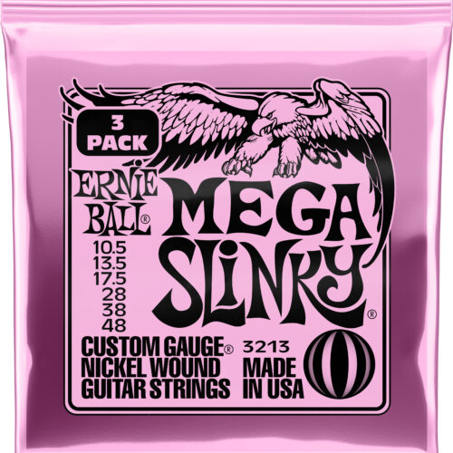 Ernie Ball P03213 Mega Slinky Strings 3 Pack