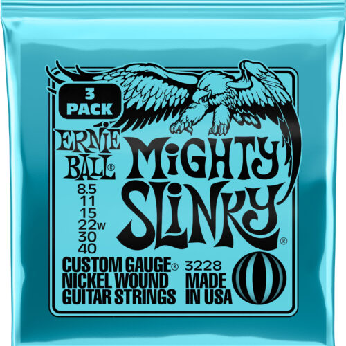 Ernie Ball P03228 Mighty Slinky Strings 3 Pack