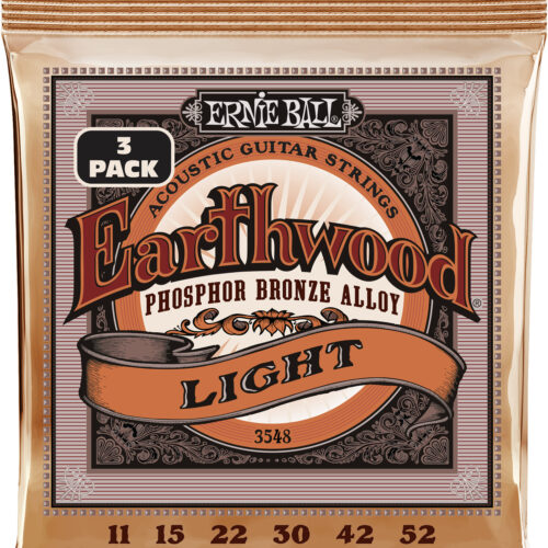 Ernie Ball P03548 Earthwood Phos Bronze Set 3 Pack