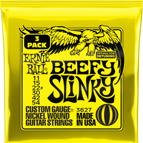 Ernie Ball P03627 Beefy Slinky Strings 3 Pack