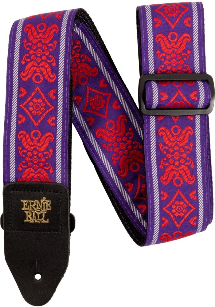 Ernie Ball P05330 Royal Flush Red Jacquard Strap