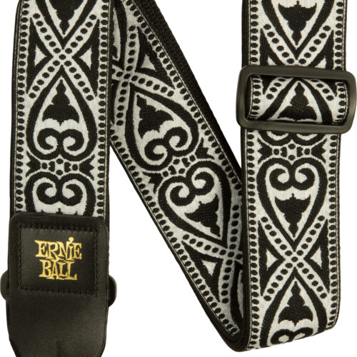 Ernie Ball P05345 Jacquard Strap Black Heart