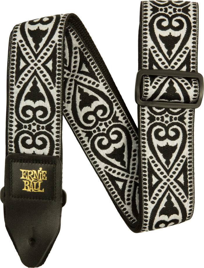 Ernie Ball P05345 Jacquard Strap Black Heart