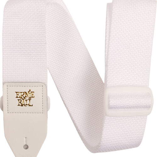 Ernie Ball P05350 Polypro Guitar Strap White