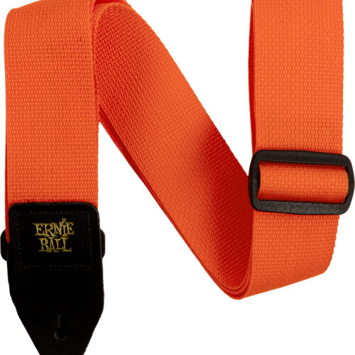 Ernie Ball P05353 Polypro Guitar Strap Orange/Blk