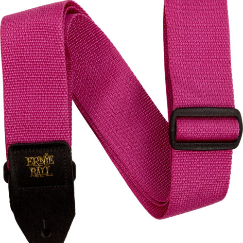 Ernie Ball P05355 Polypro Guitar Strap Raspberry