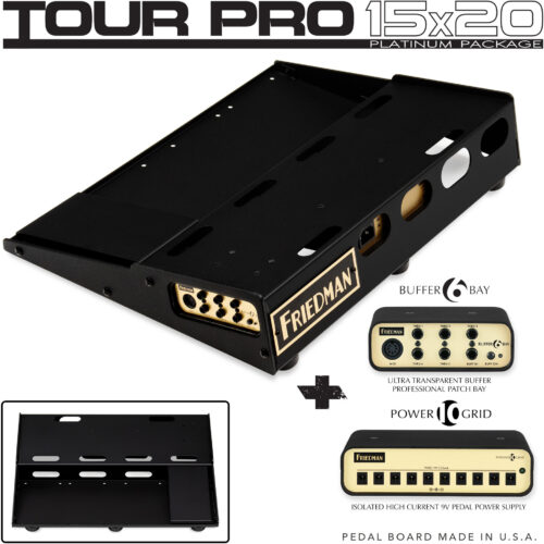 Friedman Tour Pro 15 x 20 Pdl Brd w/Buffer w/P/S