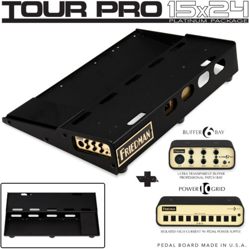 Friedman Tour Pro 15 x 24 Pdl Brd w/Buffer w/P/S