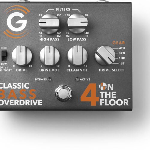 Genzler 4-On-The-Floor Bass Guitar Overdrive Pedal