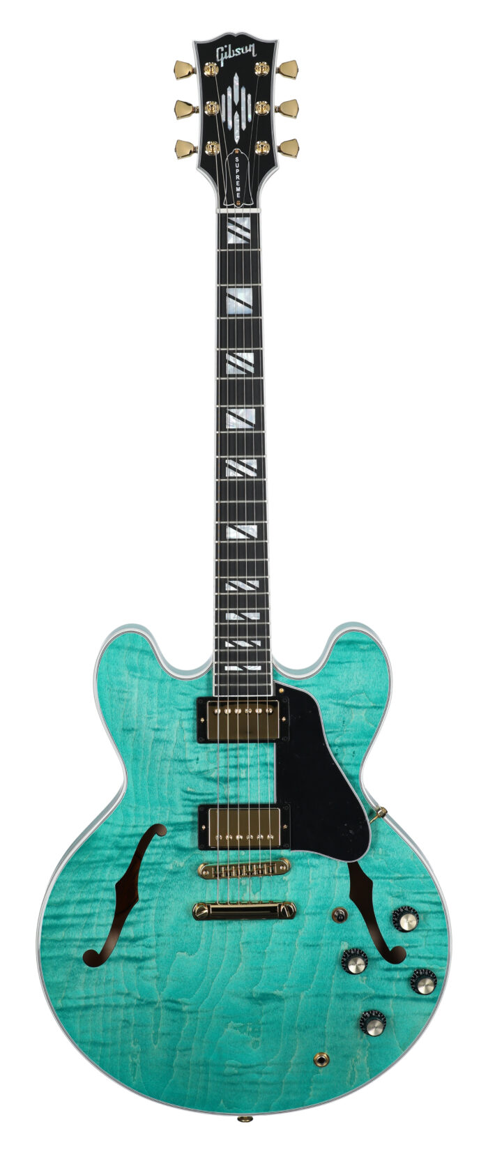Gibson ES335 Supreme Figured Top Seafoam Green WC