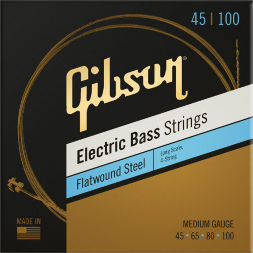 Gibson Flatwound Long Scale Bass Strings Medium