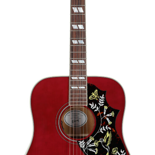 Gibson LE Hummingbird Standard A/E Wine Red W/C