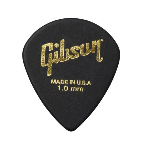 Gibson Modern Guitar Picks 6 Pack Black 1.0mm