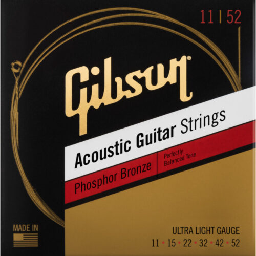 Gibson Phosphor Bronze Acoustic Strings Ultra Lgt