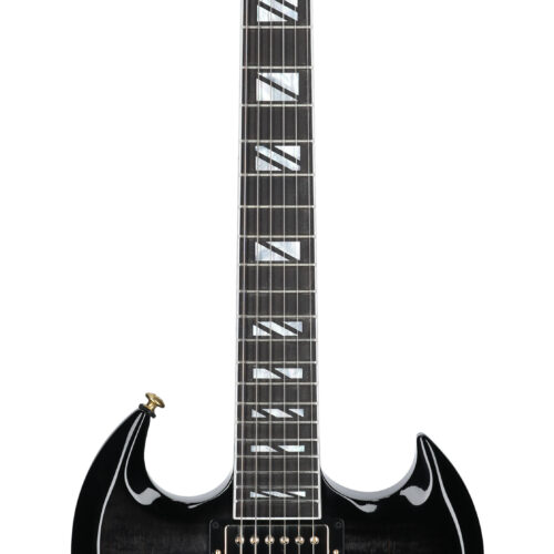 Gibson SG Supreme AAA Figured Top Ebony Burst W/C