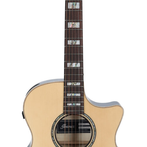 Ibanez AE390 AEG Natural Top Aqua Blue BS