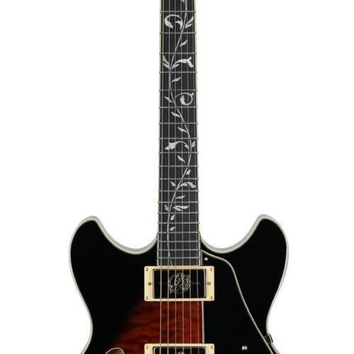 Ibanez Artcore Expr AS93QMSP Guitar Dk Brown SB