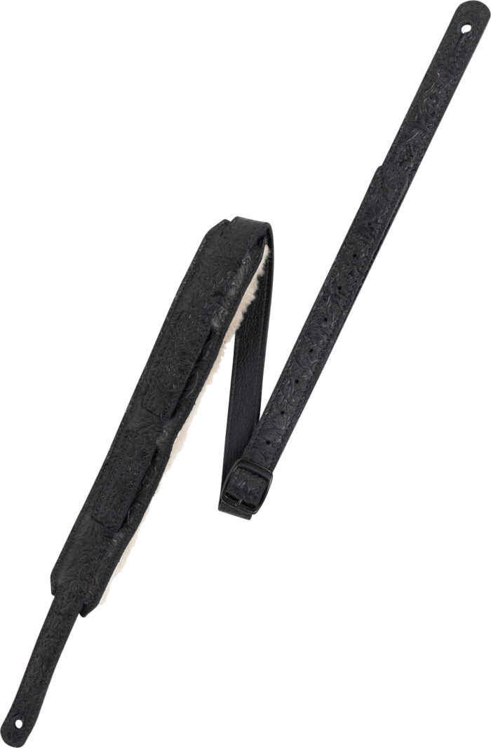 Levys M11BGVDX-BLK The Reiner Deluxe Saddle Strap