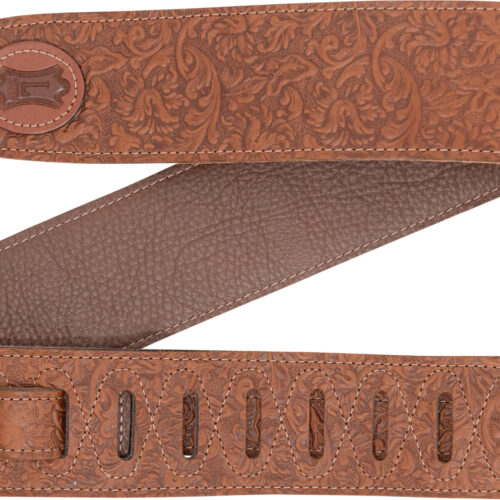 Levys M317FCL-BRN Florentine Leather Guitar Strap