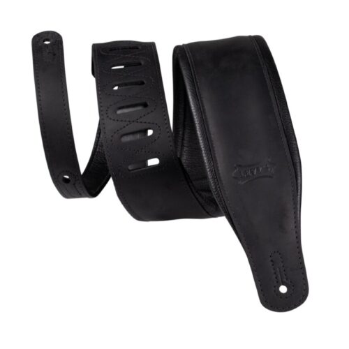 Levys PM32BH-BLK Butter Leather Guitar Strap Black