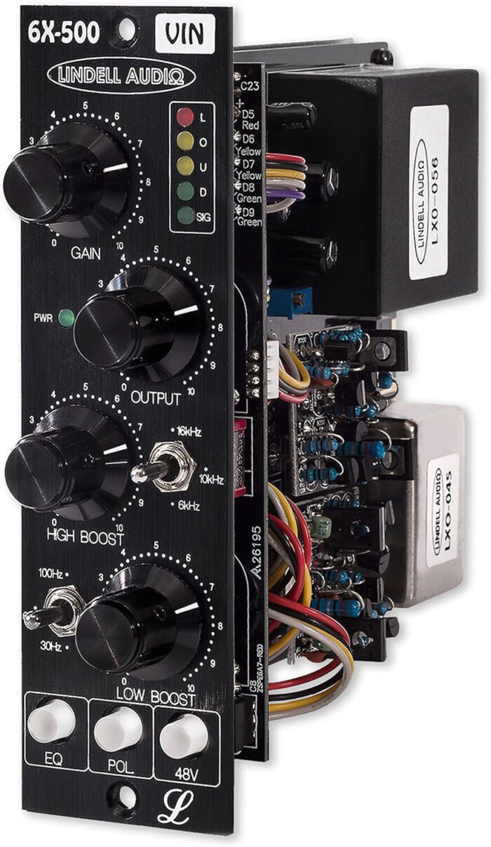 Lindell Audio 6X-500VIN 500 Series Mic Pre EQ