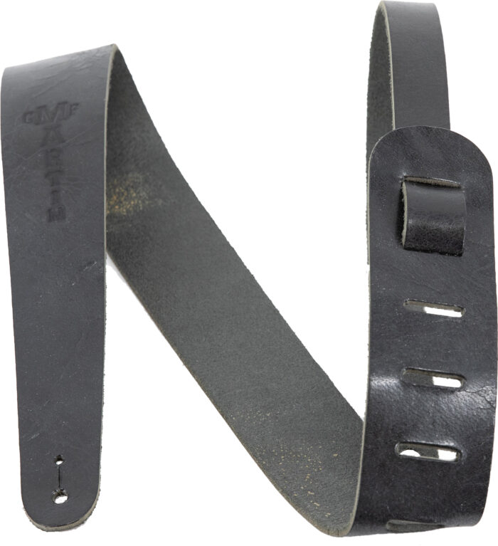 Martin 18A0064 CF Martin Logo Black Leather Strap