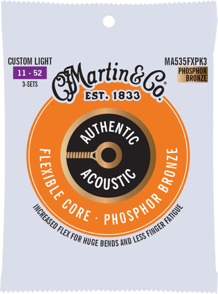 Martin 41Y23MA535FXPK3 Flexible Core Strings 3 Pk