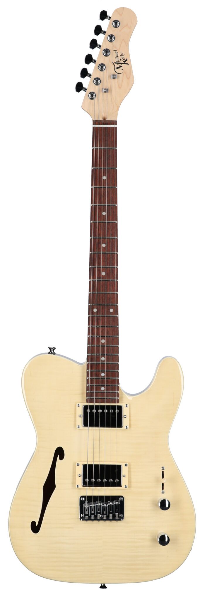 Michael Kelly 58Thinline Flame Maple Natural