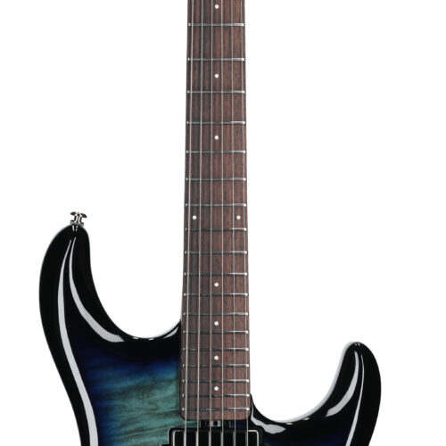 Music Man Luke 4 HH Maple Top WB Blue Dream