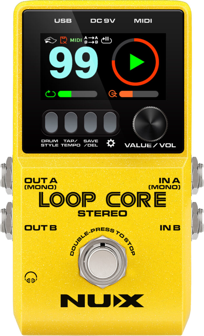 NUX Loop Core Stereo Looper with MIDI