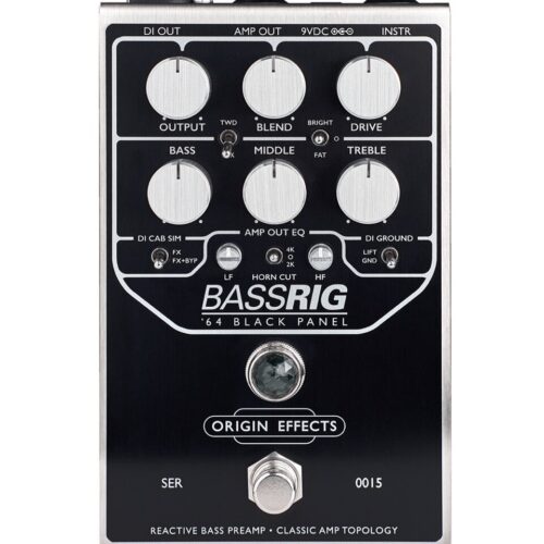 Origin BASSRIG 64 Black Panel Bass Preamp And OD