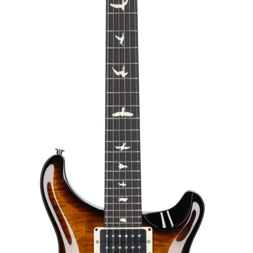 PRS CE24 Semi-Hollow Black Amber with Gig Bag