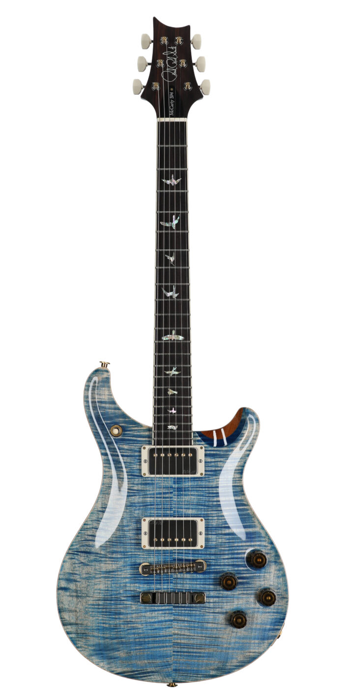 PRS McCarty 594 10-Top Faded Blue Jean with Case
