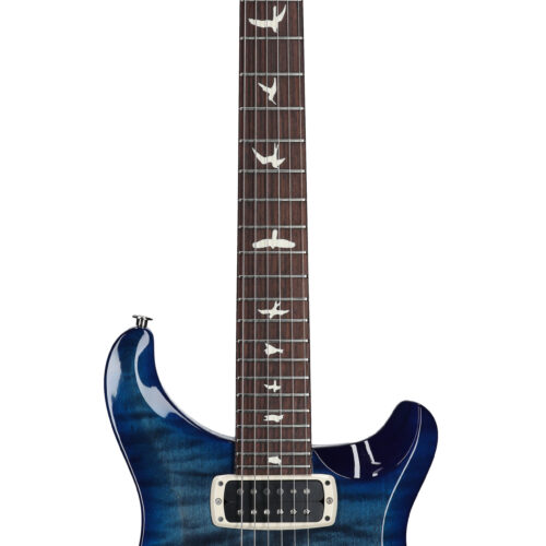PRS S2 Custom 24-08 Faded Gray Black Blue Burst
