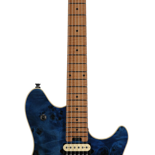 Peavey HP2 Electric Guitar Burl Transparent Blue
