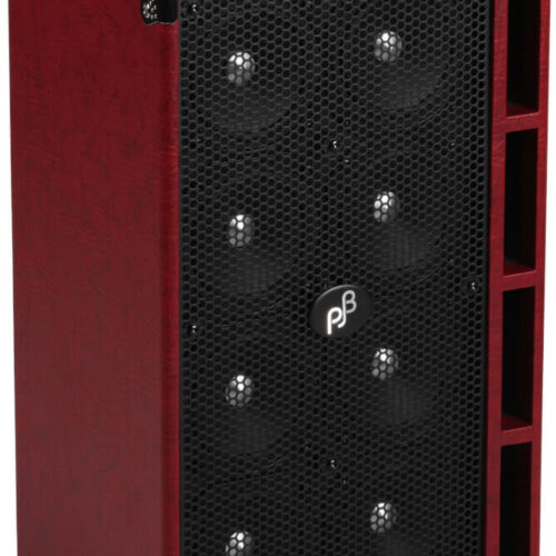 PhilJonesBass Compact 8x5in 800 Watts 8 Ohms Red