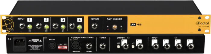 Radial JX42 V2 Four Instrument Dual Amp Switch