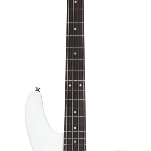 Schecter C-4 Deluxe Bass Satin White