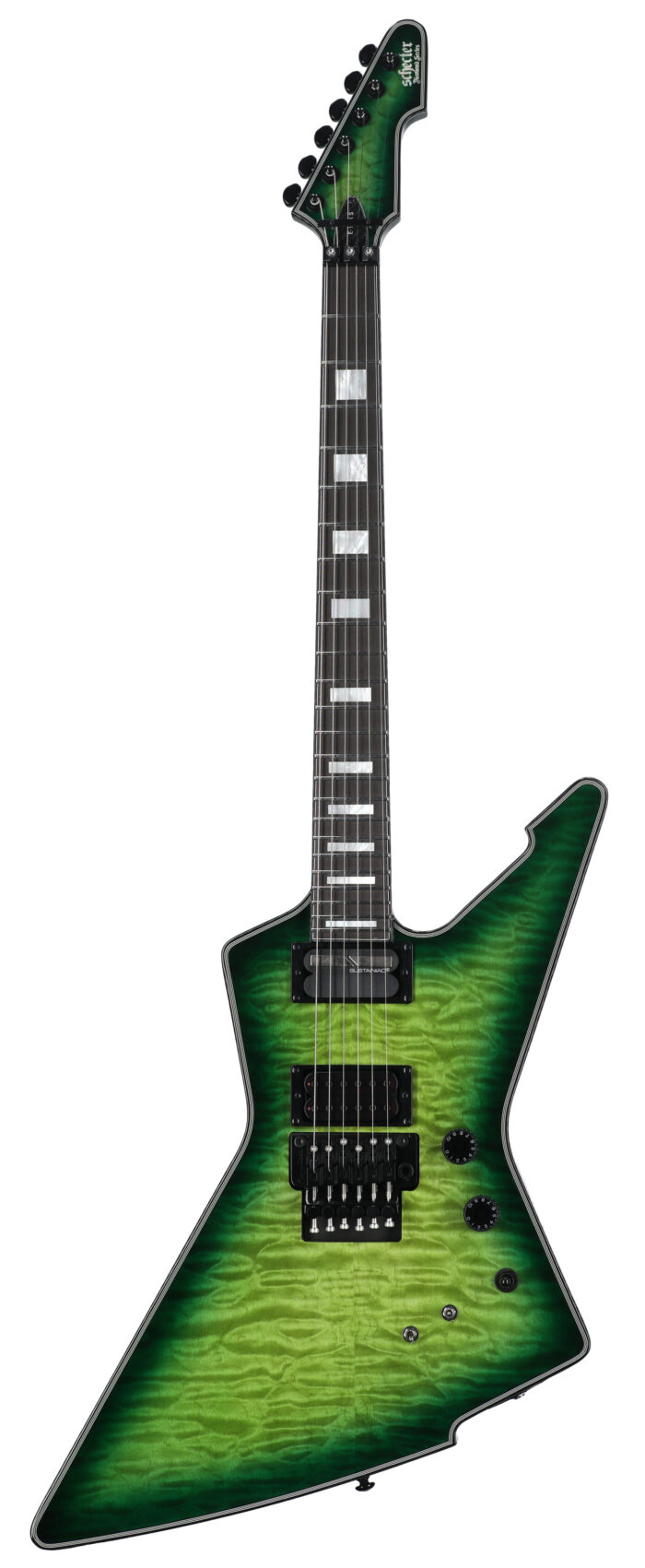 Schecter E-1 FR S Spec Ed EG Green Burst