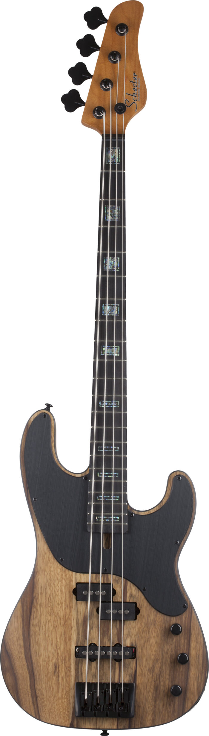 Schecter Model-T 4 Exotic Bass Black Limba